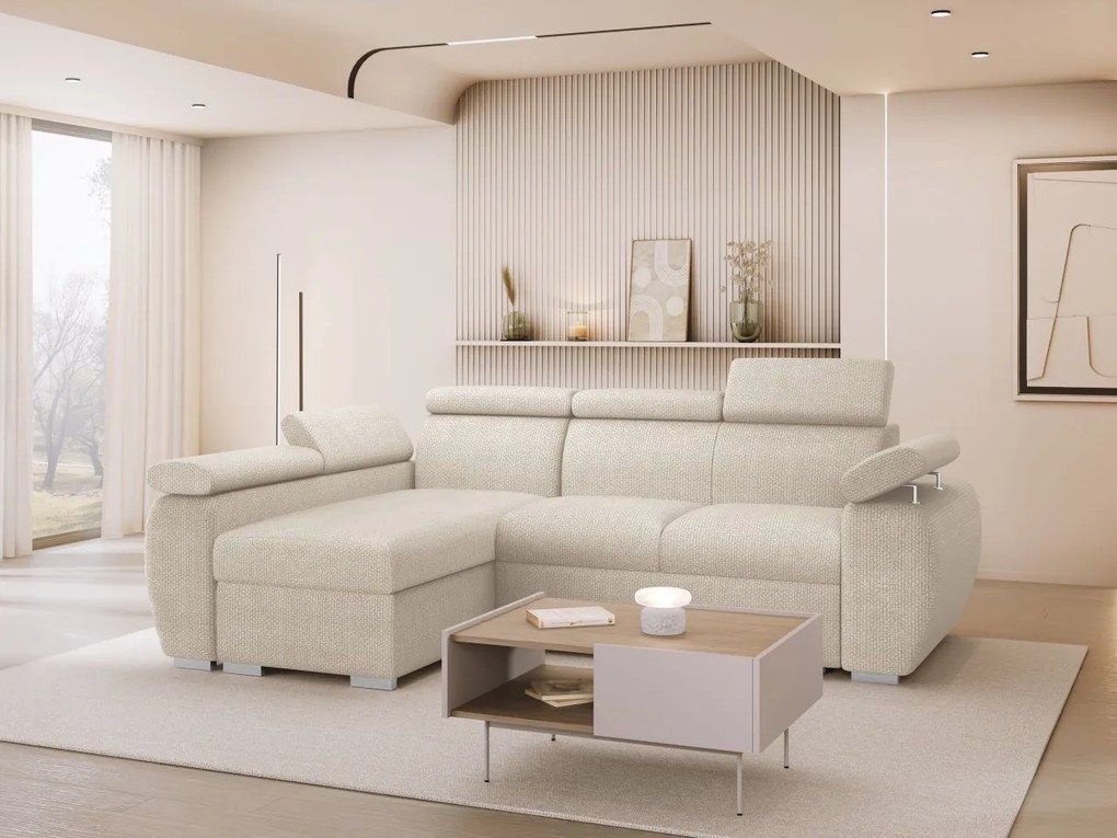 Rohová sedačka Giza Mini, Strana: Pravá 2R-LC, Dostupné poťahy: Flow 17