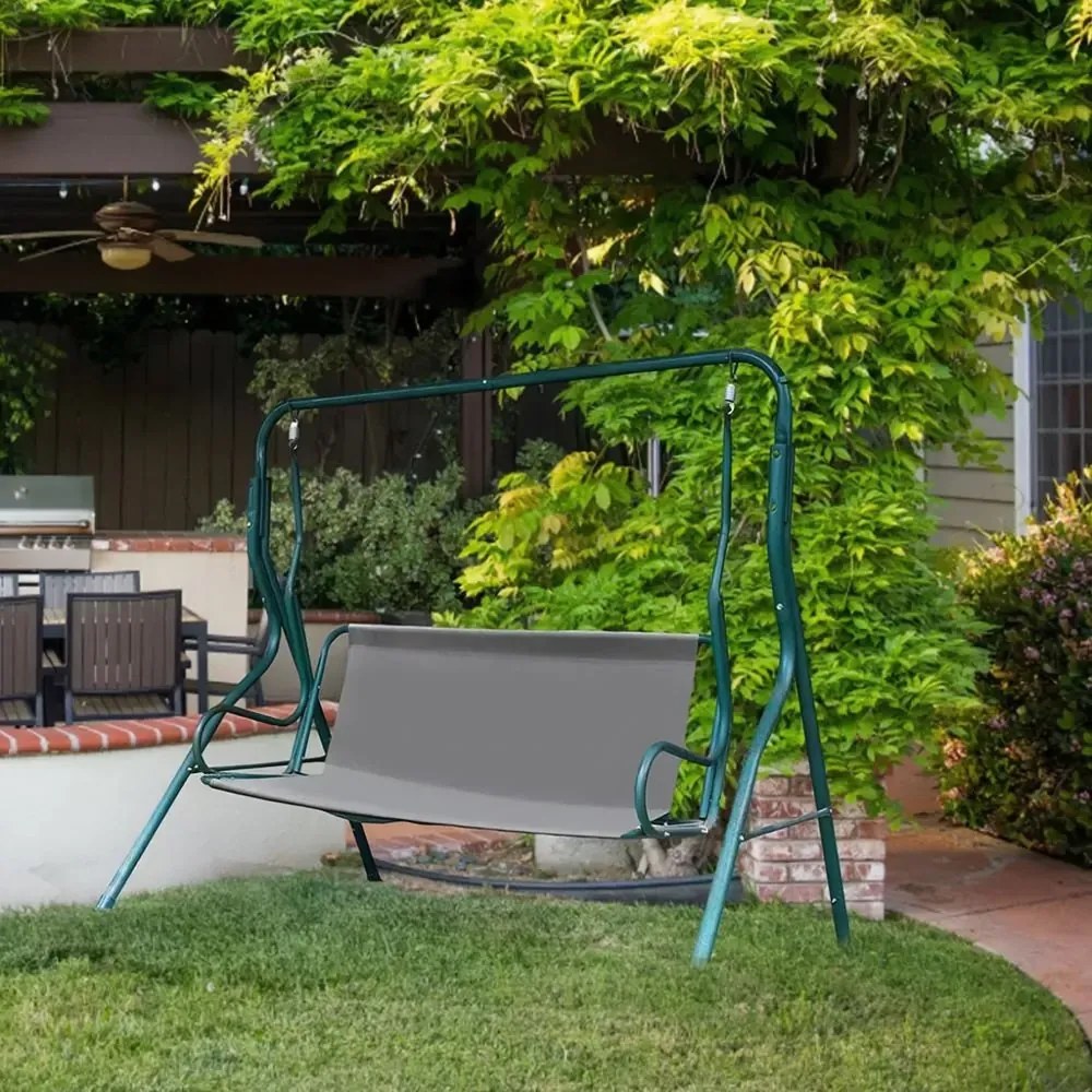 Sedák na záhradnú hojdačku BUSTIA 120x93 cm sivý