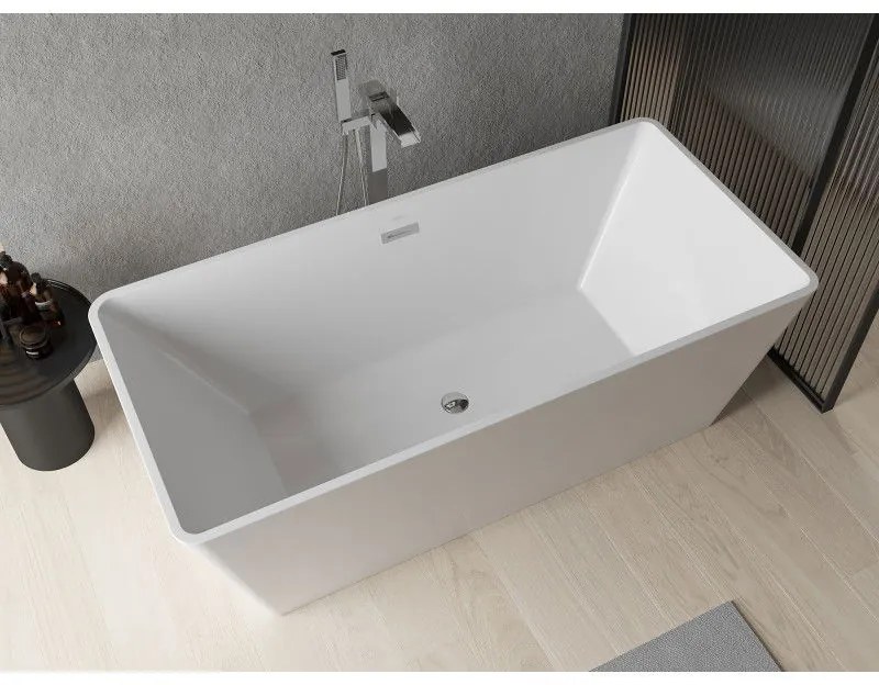 Mexen MALAGA VOĽNE STOJACA VANA Biela 170 x 80 CM + sifón automat, 51421708000