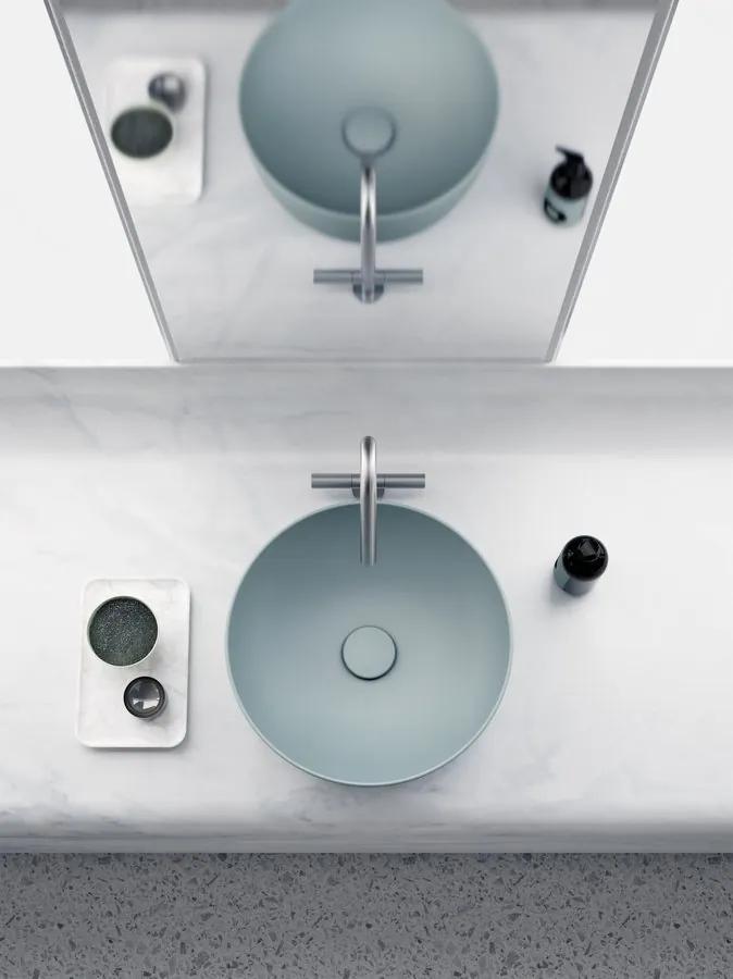 GSI, SAND keramické umývadlo na dosku 50x38 cm, biela mat, 903709