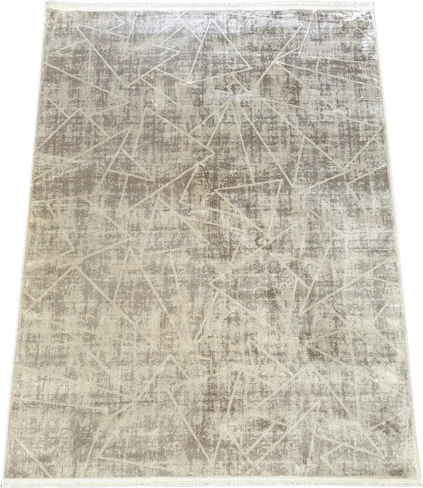 Koberec Creante 55064 béžový obdĺžnikový s geometrickým vzorom Rozmer: 80x150 cm
