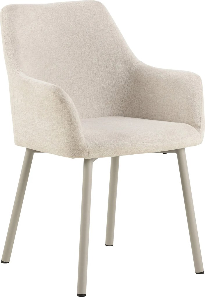 VERA Béžové (tkanina Apia 453)/béžový rám – MODERNÁ ČALÚNENÁ KRESLOVÁ STOLIČKA DO OBÝVAČKY/JEDÁLNE LOFT