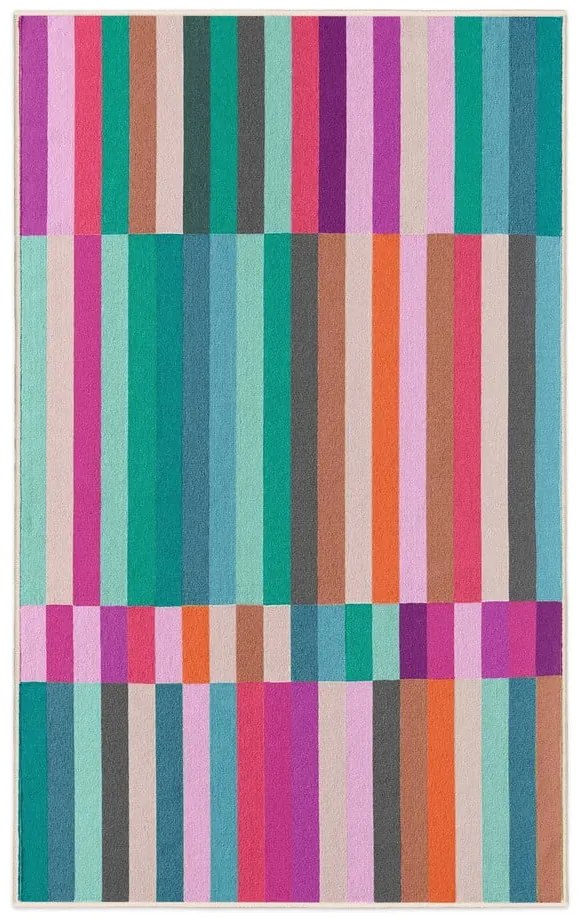 Tyrkysový prateľný koberec 80x150 cm Acid Rain – Mila Home