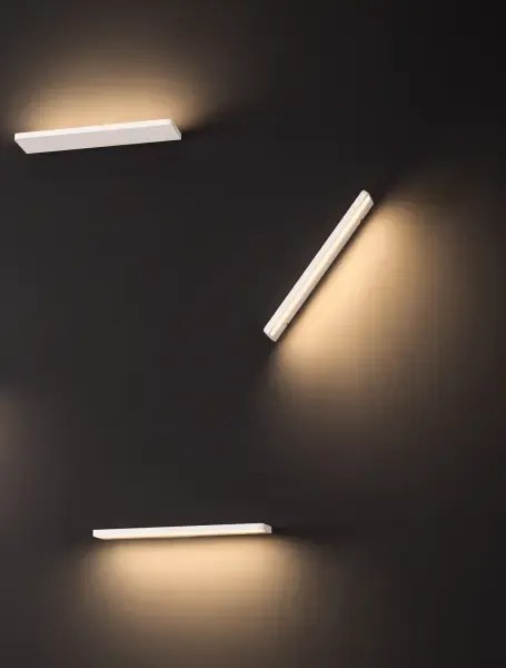 Moderné LED nástenné svietidlo Pablo biela