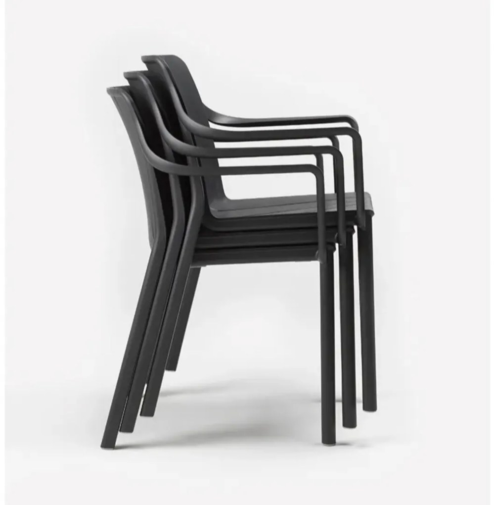 TIBERINA ARMCHAIR záhradná stolička s podrúčkami terra
