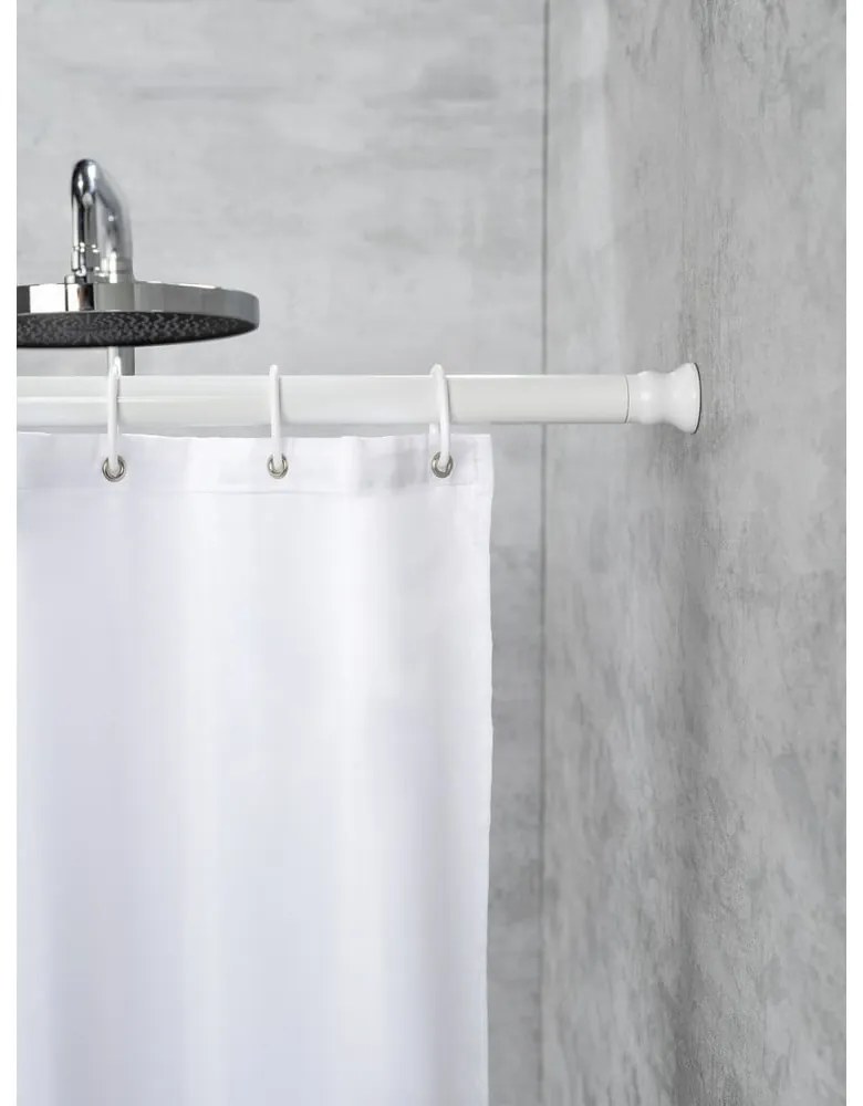 Biela tyč na sprchový záves 110 - 185 cm – Wenko