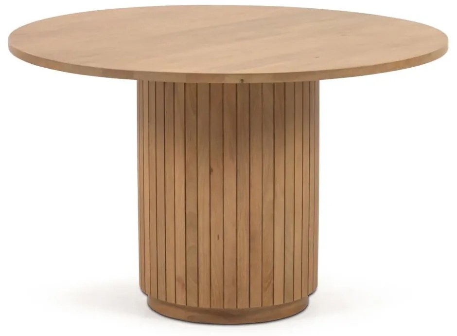 Okrúhly jedálenský stôl z mangového dreva v prírodnej farbe ø 120 cm Licia – Kave Home