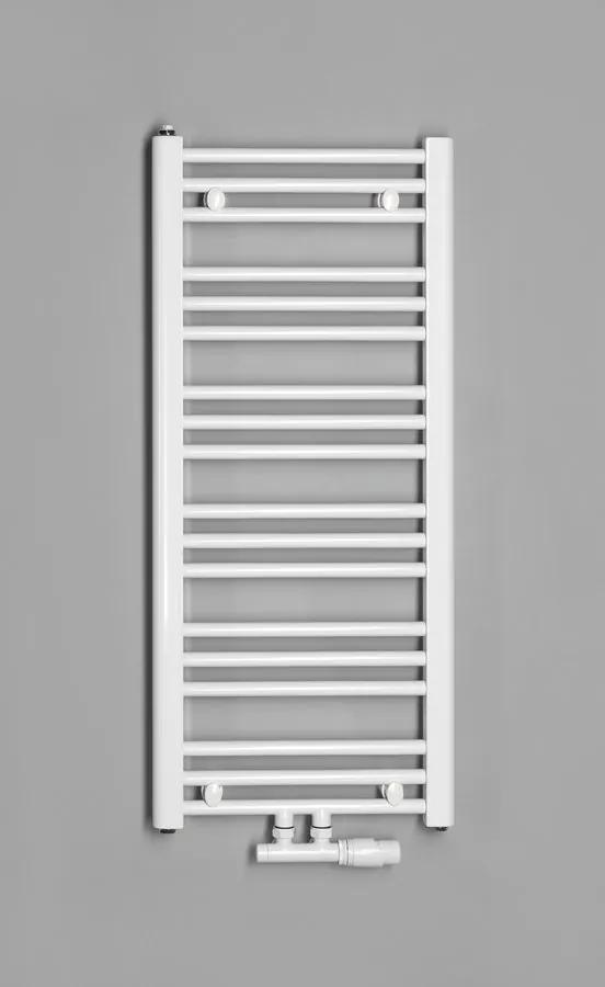 Bruckner, ALBRECHT vykurovacie teleso 400x930 mm, stredové pripojenie, biela, 600.111.4