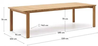 ICARO záhradný jedálenský stôl 220 cm
