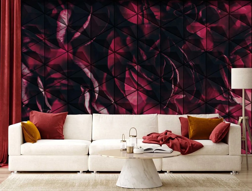 Gario Fototapeta Červené okvetné lístky Materiál: Vliesová, Rozmery: 400 x 280 cm