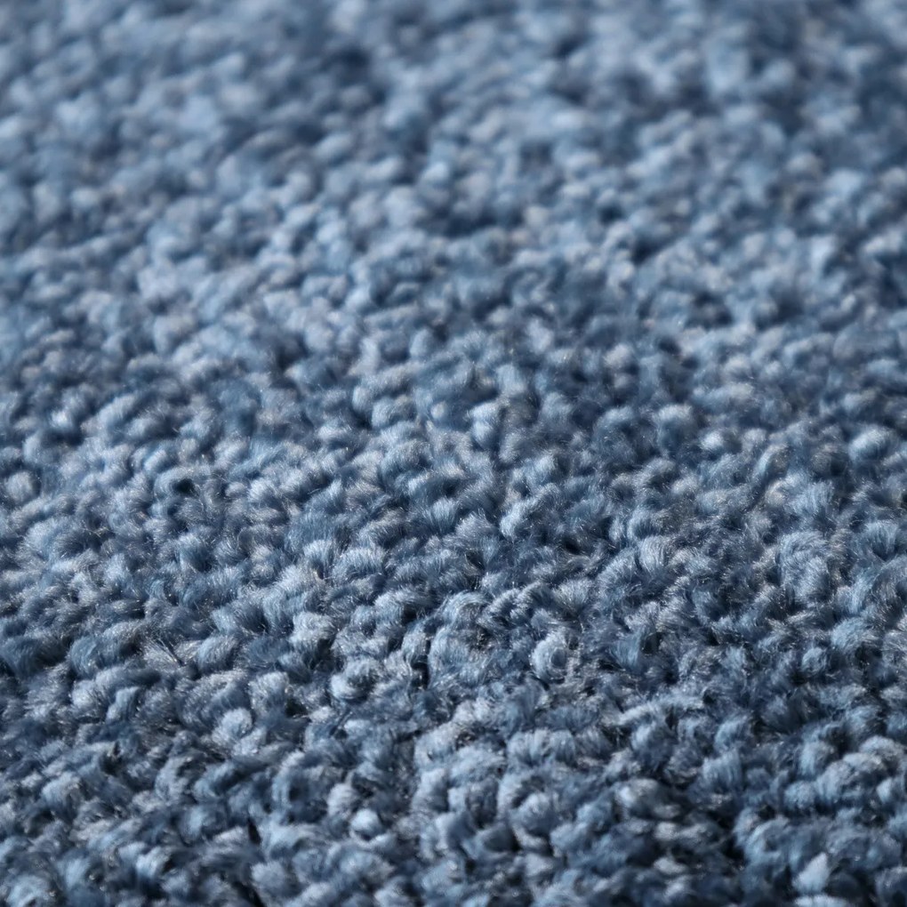 ITC, Metrážny koberec Feliz 079, na mieru, šíře 4m, modrá, filc, detská izba