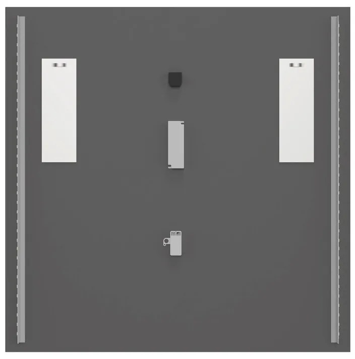 Nástenné LED zrkadlo AURA 80 cm neutrálne