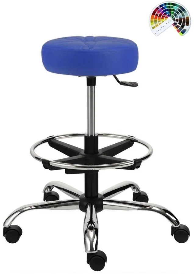 ALBA Zdravotnícka lekárska stolička taburet NORA čalúnená BONDAI, BOMBAY, FORTIS