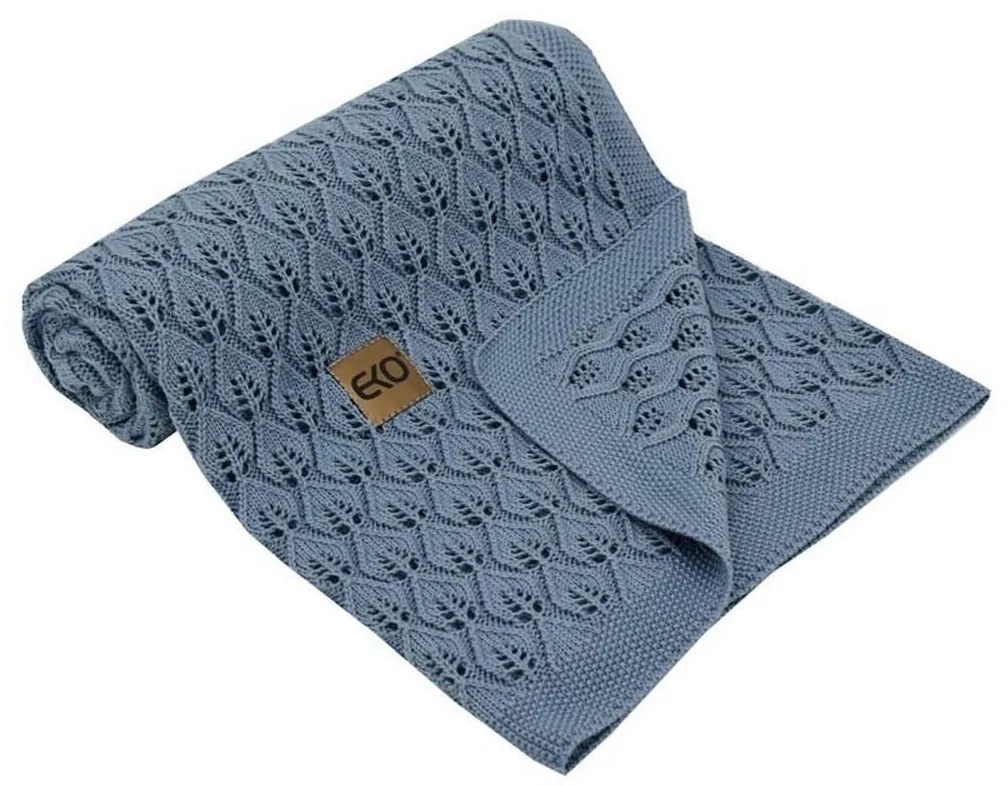 EKO - Bambusová deka ROSE 80x100 cm modrá