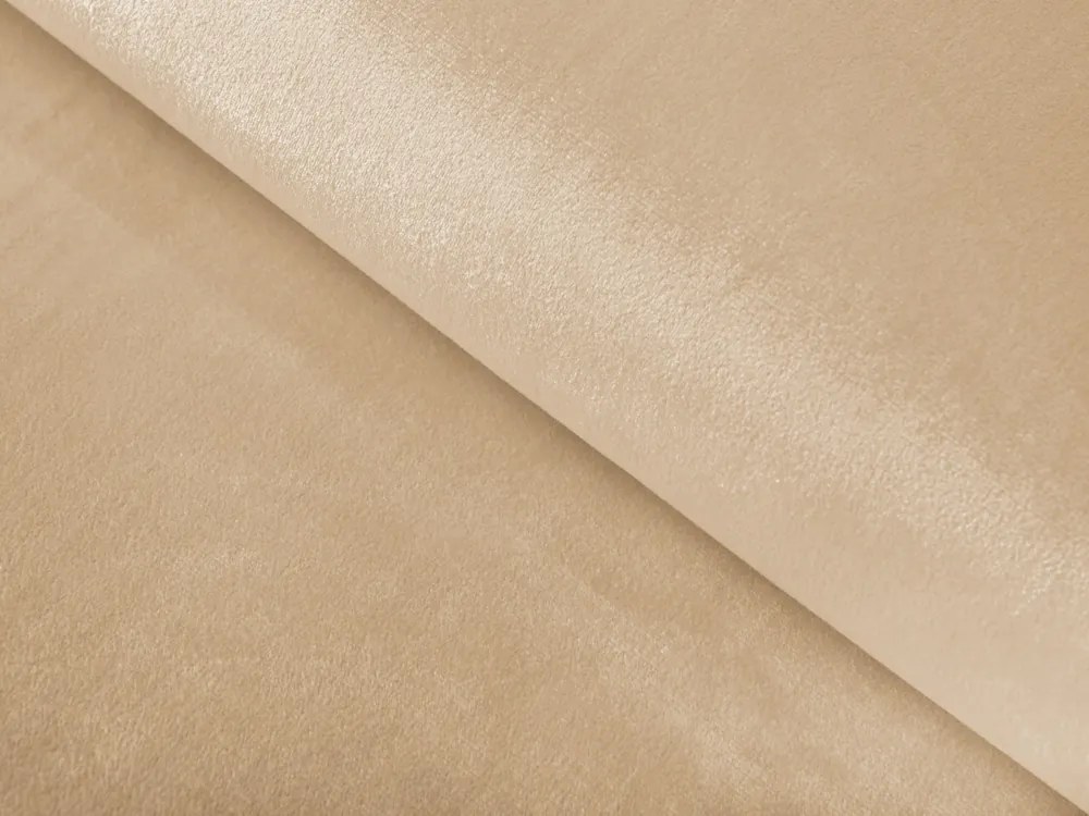 Biante Zamatový záves Velvet Prémium SVP-006 Pieskovo béžový - šírka 270 cm 270x260 cm