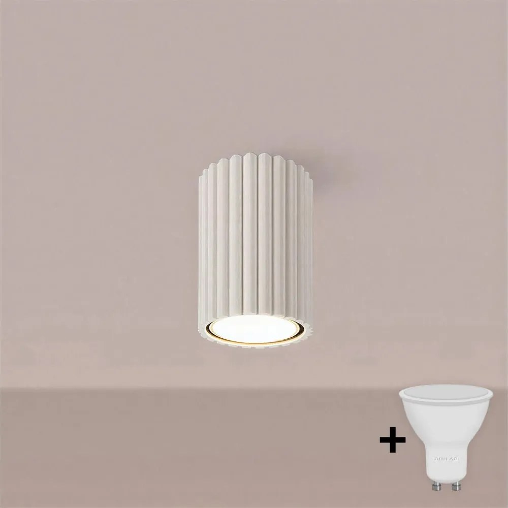 Brilagi - LED bodové svietidlo CRESTO 1xGU10/10W/230V 10 cm krémové