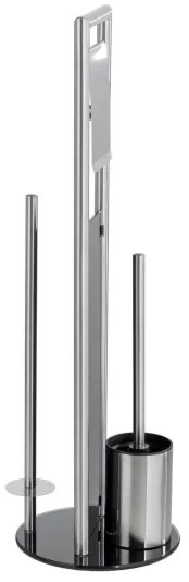 WENKO 24981800 - WC súprava RAVINA 20x70 cm nerezová oceľ/strieborná