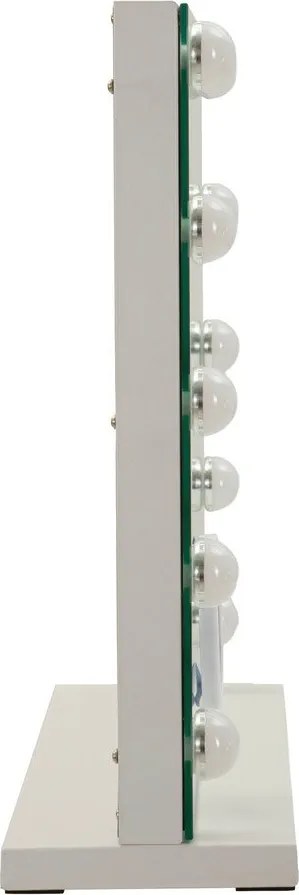 Nástenné zrkadlo s osvetlením/s poličkou 55x43 cm Hollywood – Mauro Ferretti