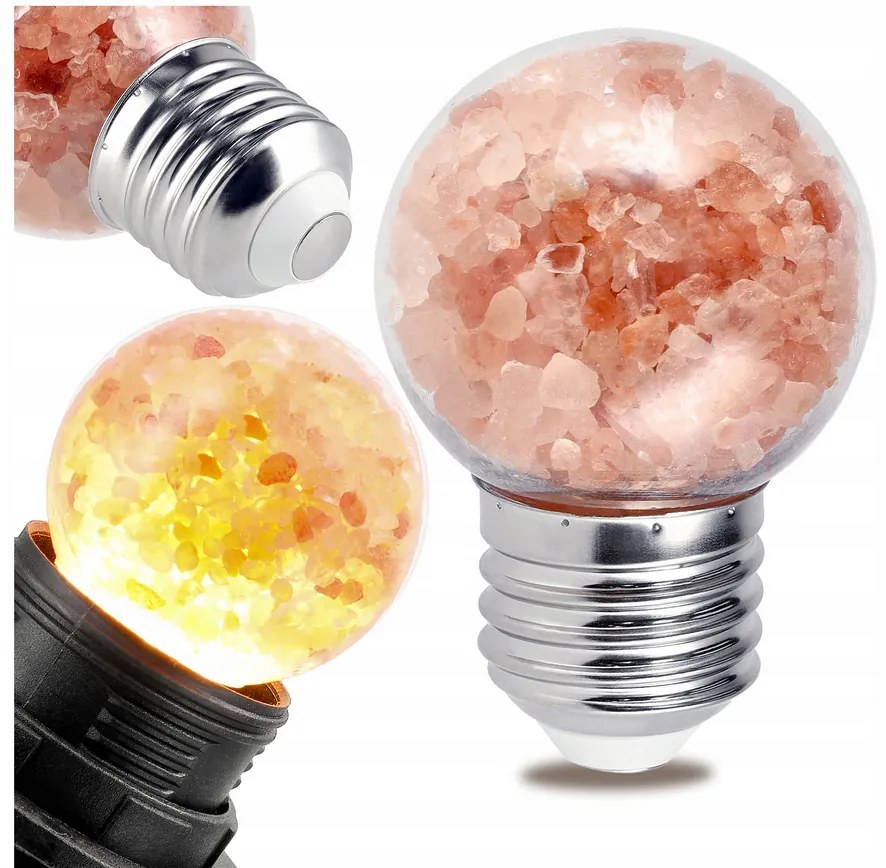 BERGE Soľná LED žiarovka E27-4W G45 - na girlande