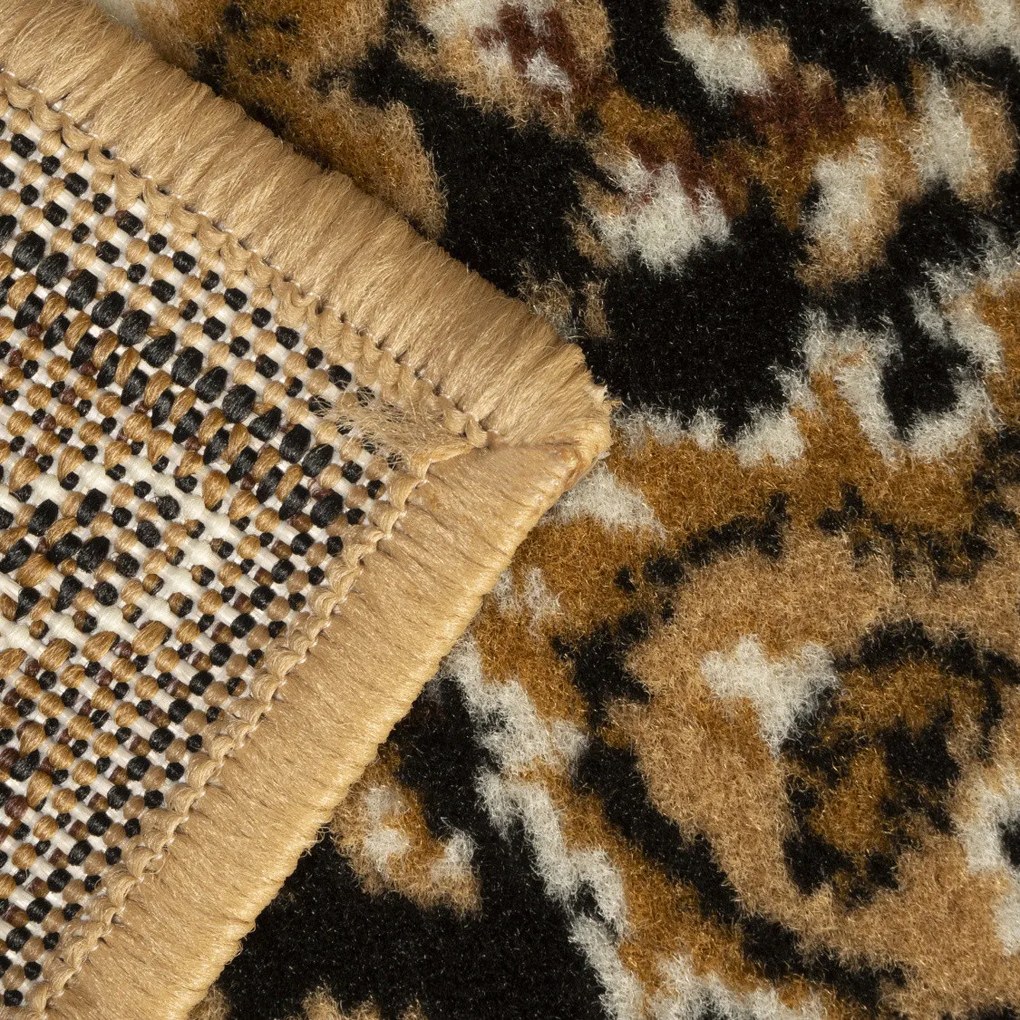 Alfa Carpets, Behúň na mieru TEHERAN T-102 beige, šíre 100 cm, béžová, chodba / predsieň