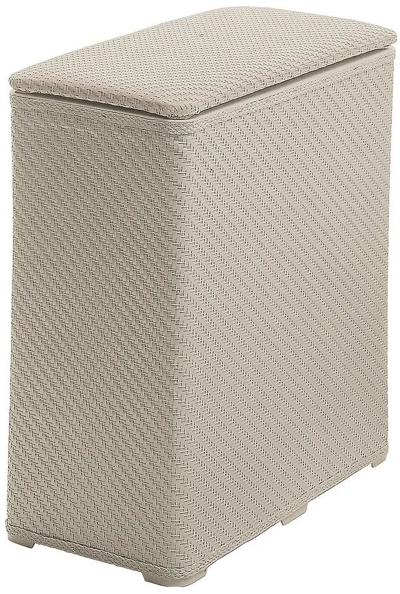 Aqualine Aqualine, AMBROGIO kôš na bielizeň 50x55x28 cm, béžový, 203803