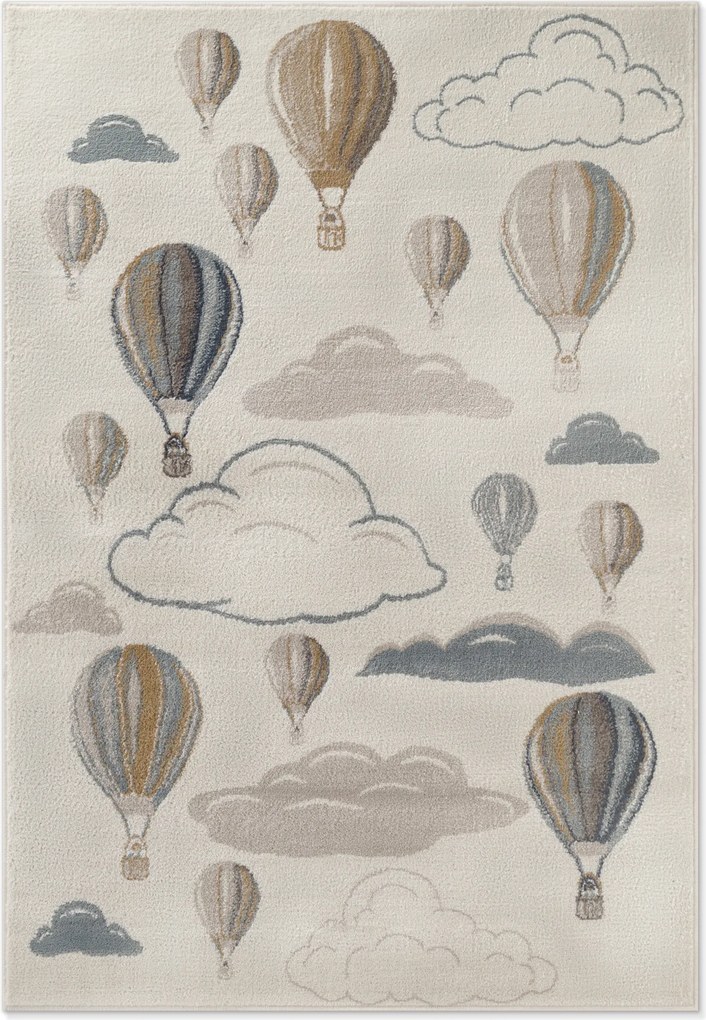 Hanse Home, Detský koberček Adventures 106209 Cream Multicolor, 160x235, viacfarebná, detská izba