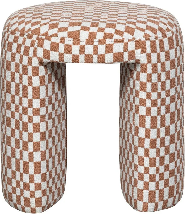 Oranžová čalúnená stolička Charlie – WOOOD