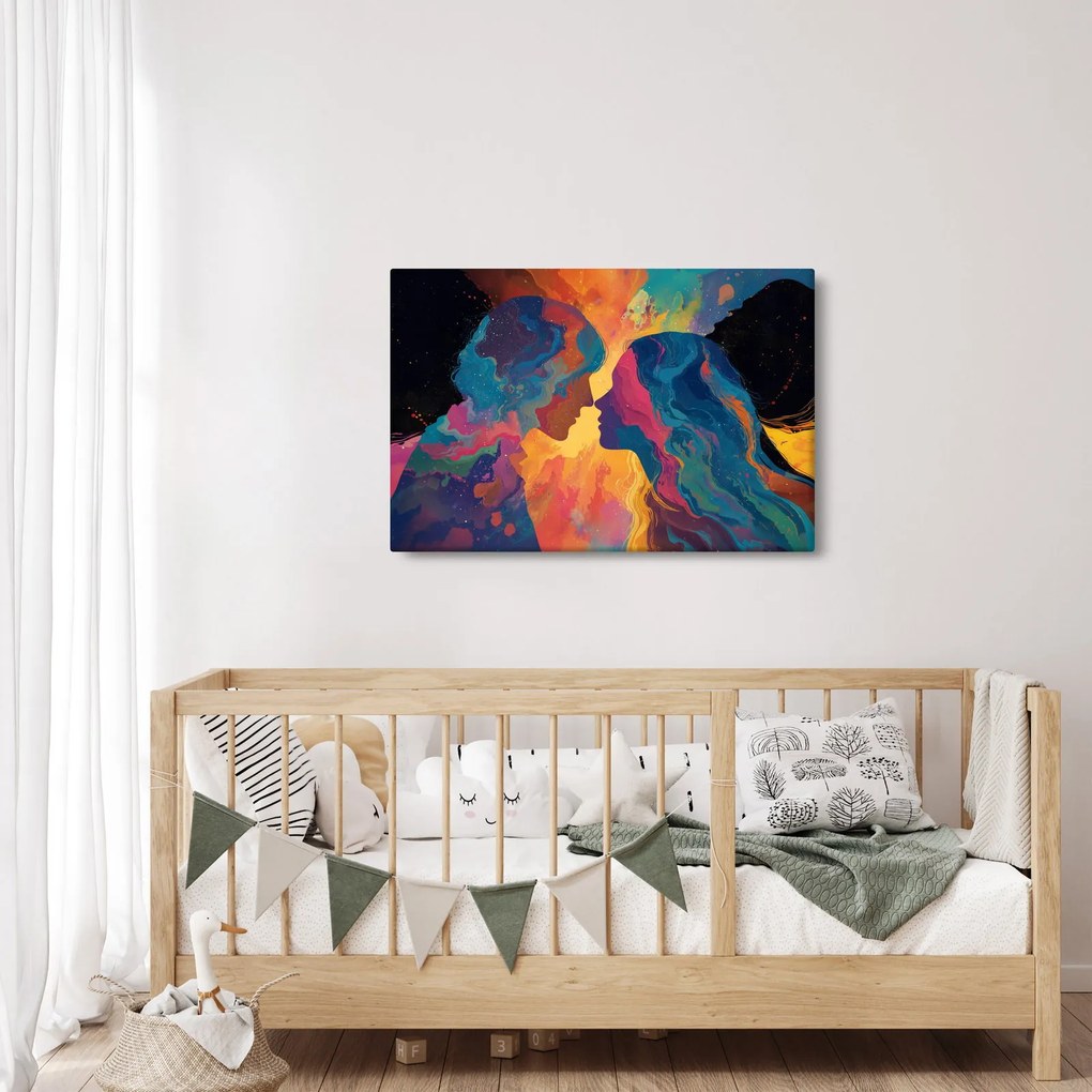 Obraz - Vesmírna láska (90x60 cm)