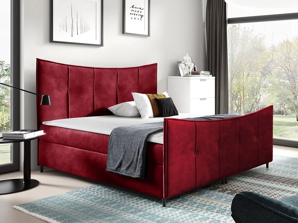 Kontinentálna posteľ Wacjo Lux, Rozmer postele: 200x200, Dostupné poťahy: Fresh 33