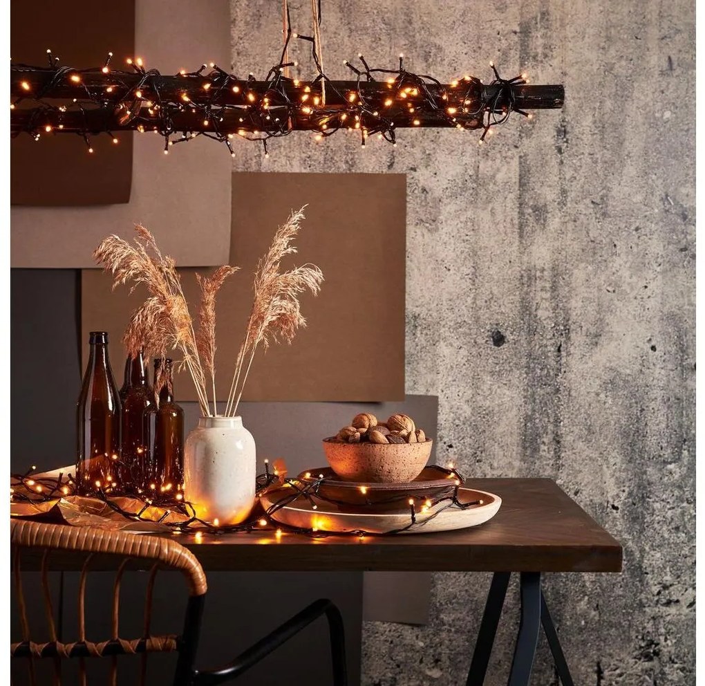 Eglo 411516 - LED Vonkajšia vianočná reťaz GOLDEN 800xLED 21m IP44 teplá biela