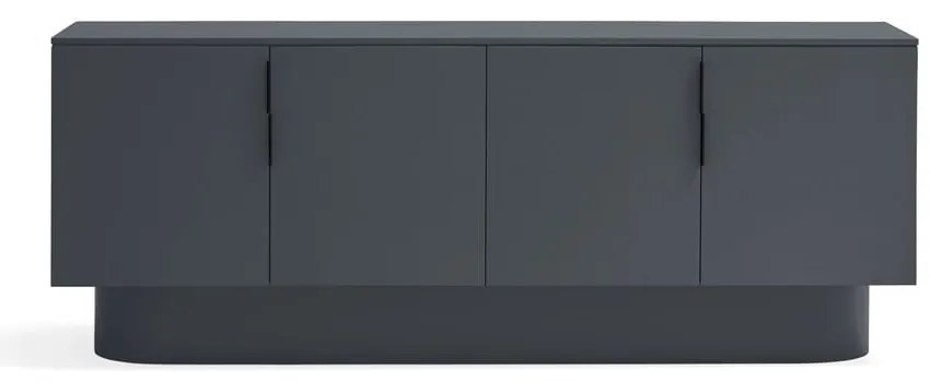 Antracitová komoda 200x77,5 cm Totem – Teulat