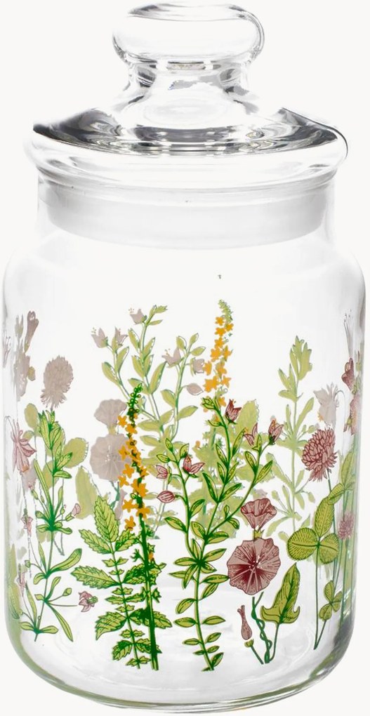 Sklenená úložná dóza Bloom, 800 ml