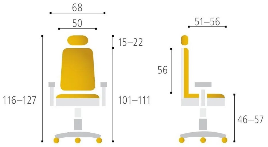 OFFICE PRO Kancelárske kreslo MERENS SP