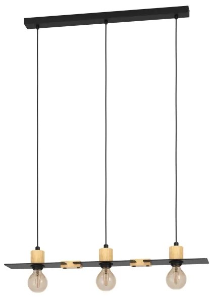 Eglo 43752 - Luster na lanku BRAMERTON 3xE27/40W/230V