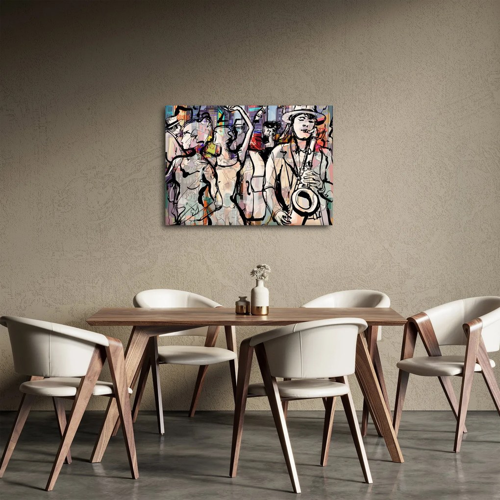 Obraz - Jazzová noc (70x50 cm)