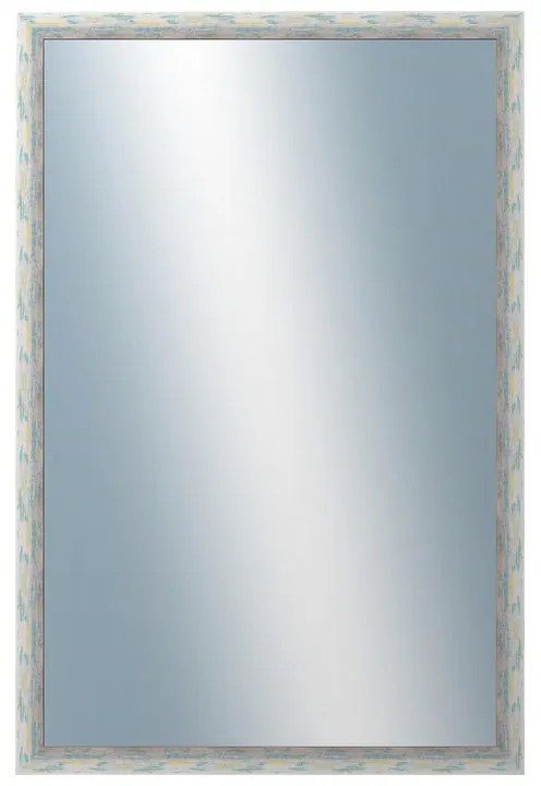 DANTIK - Zrkadlo v rámu, rozmer s rámom 80x160 cm z lišty PAINT zelená veľká (2964)