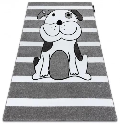 Dywany Łuszczów Detský kusový koberec Petit Puppy grey - 140x190 cm