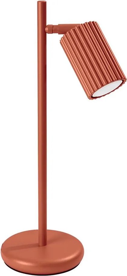 Sollux SL.1643 - Stolná lampa KARBON 1xGU10/10W/230V červená