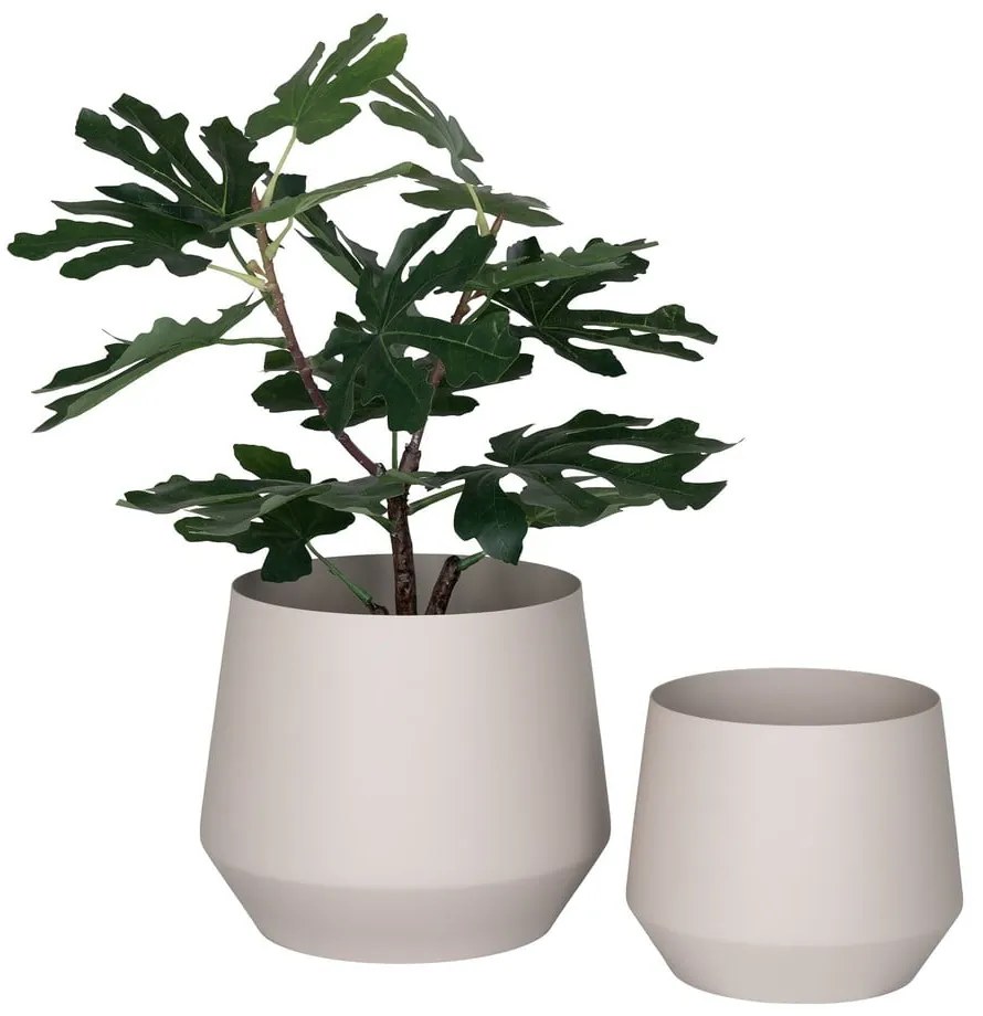 Kovové obaly na kvetináče v súprave 2 ks ø 25 cm Trofa – House Nordic