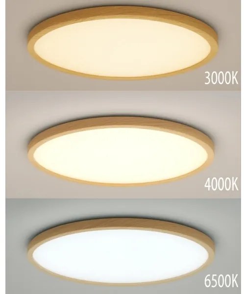 LED stropné svietidlo LED/24W/230V 3000/4000/6500K pr. 30 cm béžové