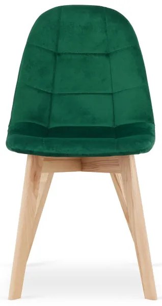 Set dvoch jedálenských stoličiek BORA zelené (2ks)