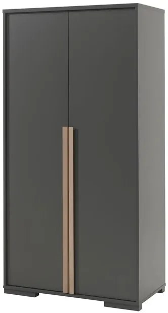 2-dverová šatníkova skriňa Molde antracit 100cm