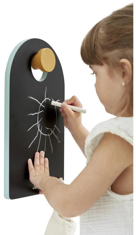 Obojstranná prenosná drevená tabuľa na zavesenie