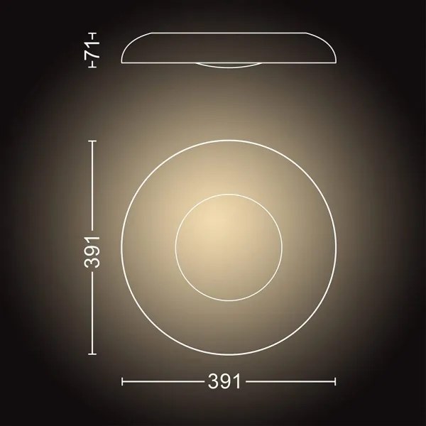 Philips 32613/30/P6 - LED Stmievateľné svietidlo Hue STILL LED/27W/230V + DO