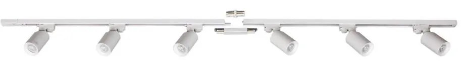 Zuma Line 3047 - Bodové svietidlo v lištovom systéme TORE 6xGU10/35W/230V biela