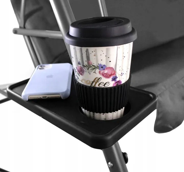 Záhradná hojdačka DOLLI 170 cm sivá