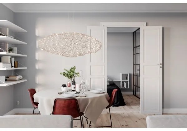 ByRydens 4201260-6501 - LED Luster na lanku HAYDEN LED/20W/230V zlatá