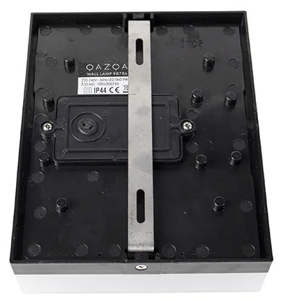 Vonkajšia nástenná lampa čierna IP44 vrátane LED s čidlom súmraku - Dualy