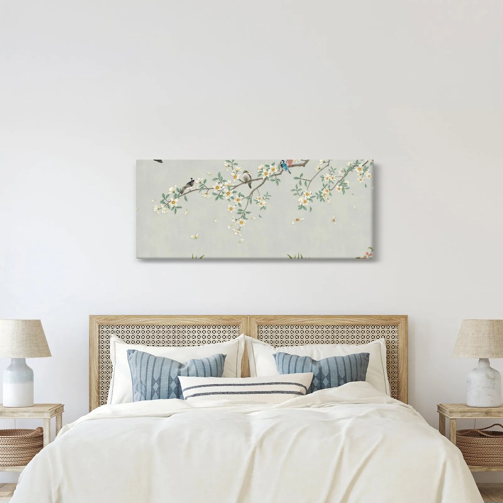 Obraz - Vtáčí zlet (120x50 cm)