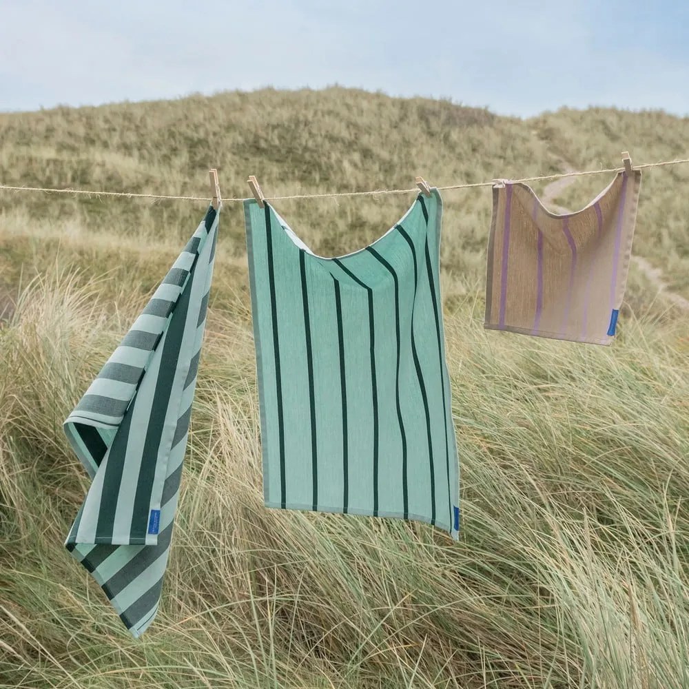 Bavlnené utierky v súprave 2 ks 50x70 cm Stripes – Mette Ditmer Denmark